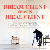 Dream Client Versus Ideal Client