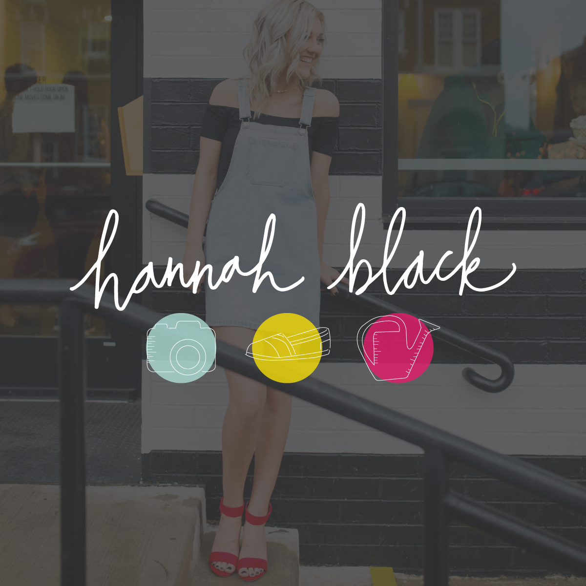 Colorful and Fun Brand for Hannah Black Photography