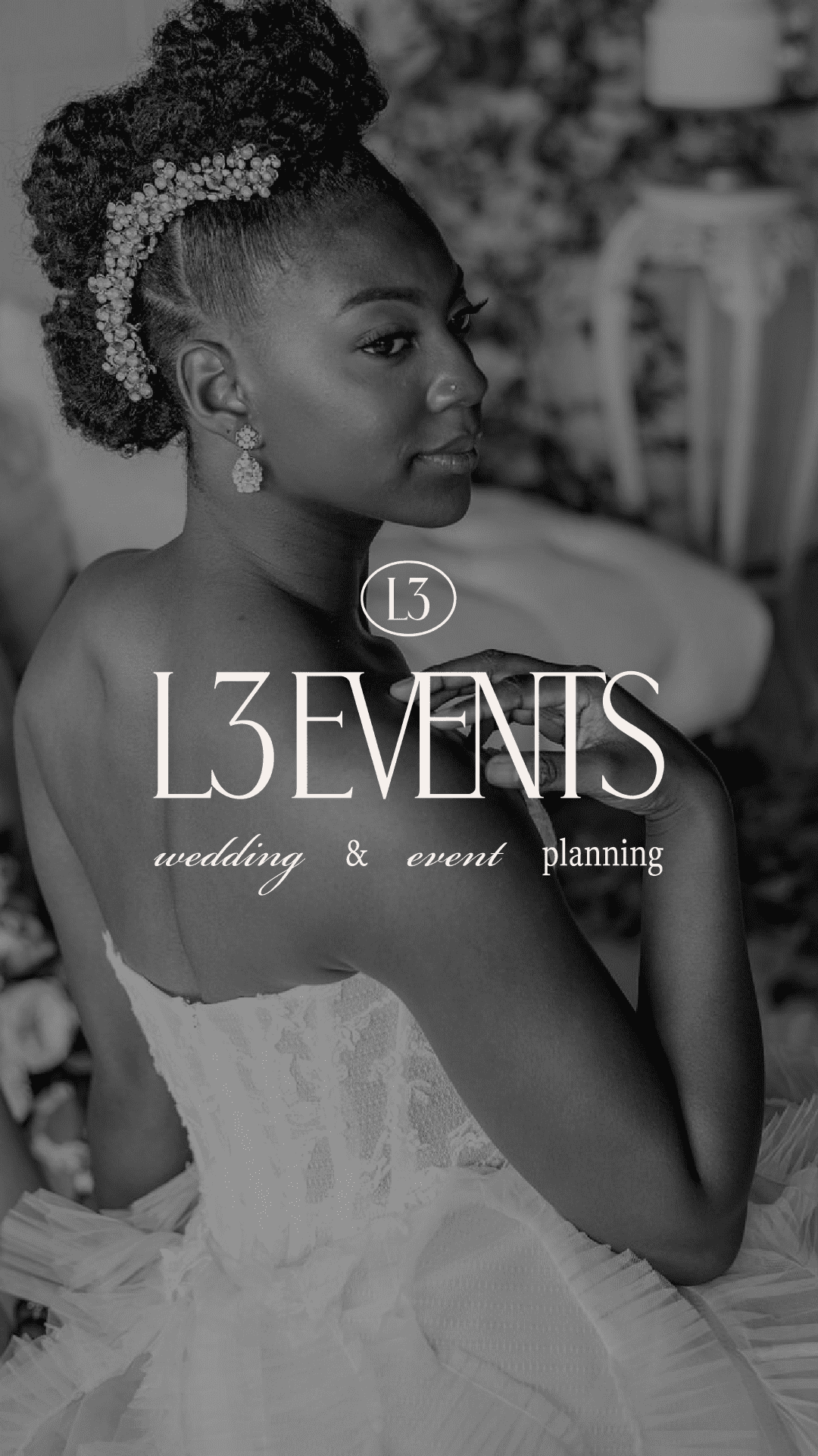 custom brand design for L3 Events logo by Carrylove Designs