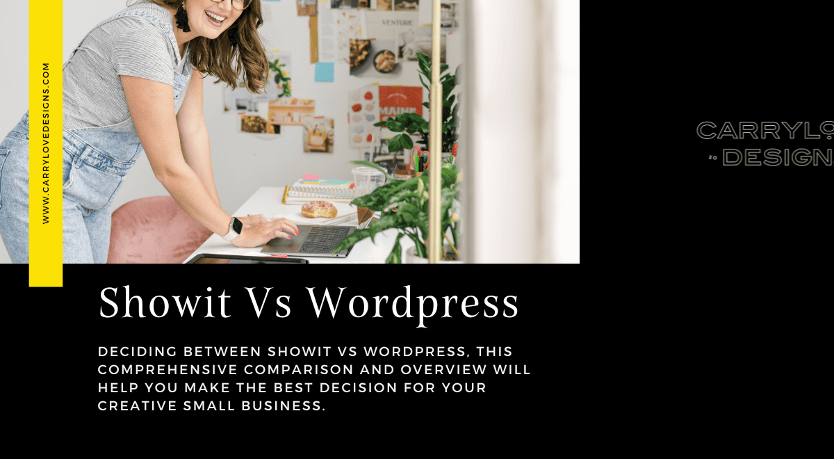Showit vs WordPress header